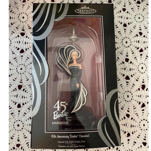 Vintage Barbie 45th Anniversary Fashion Model 2004 Hallmark Keepsake Ornament