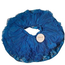 Disney Tutu Couture Skirt 2T Princess Cinderella Blue Tulle Satin Silver Youth1