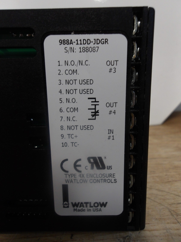 WATLOW 988A-11DD-JDGR TEMPERATURPROZESSREGLER, #425944G Neu in OVP - Bild 9 von 12