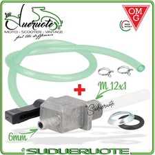 Rubinetto Benzina Serbatoio Ciclomotori Gilera Rizzato Piaggio con Tubo e Filtro