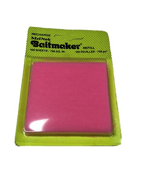 100 Spawn Net Squares 2 3/4  Salmon,Trout Fishing Bait Sac Netting :Neon Pink