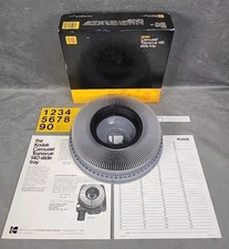Kodak Carousel Transvue 140 Film Slide Projector Tray Original Box Paperwork