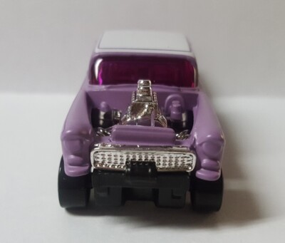 Hot Wheels '55 Chevy Bel Air Gasser Purple 1:64 Scale Loose