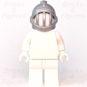 LEGO&reg; Castle Knight Fixed Face Grille Helmet Minifigure Part X167 59858 4503 New