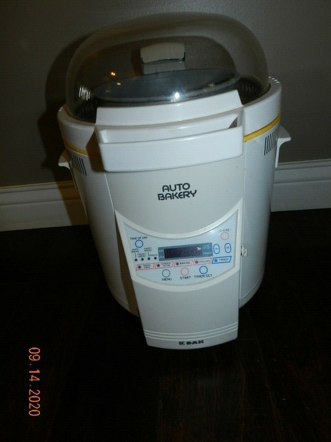 dak auto bakery bread machine manual