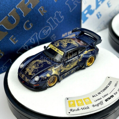 【限定688台】PGM RWB Porsche 993 YOSHIWARA RWB 993 Gold (Full Opening and Closing) (Diecast Car