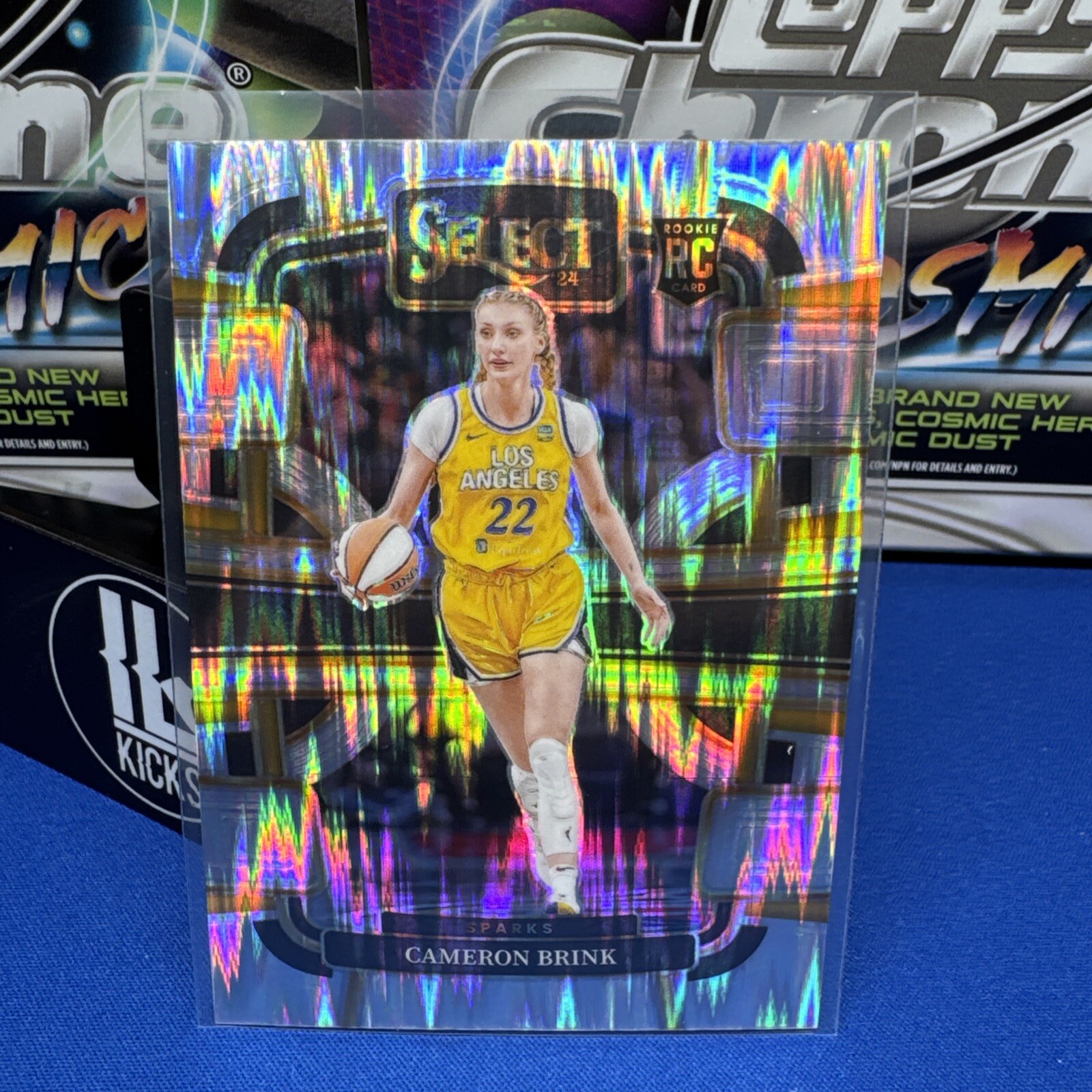 2024 Panini Select WNBA - Concourse Silver Flash Prizm #56 Cameron Brink (RC)