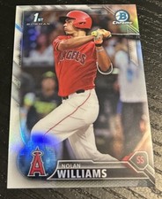 2016 Bowman Draft Nolan Williams 1st Bowman Chrome Refractor 