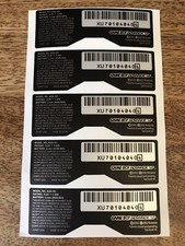 5x Nintendo Game Boy Advance GBA SP AGS-101 US Replacement Stickers US FAST SHIP