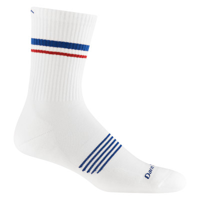 Darn Tough 1118 White Men's Element Micro Crew Lightweight Running Sock cushion