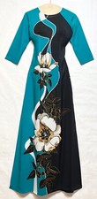 Ao Dai Viet Nam Lua Mem Ru Silk BT-207 Dai Ao 147cm Size M
