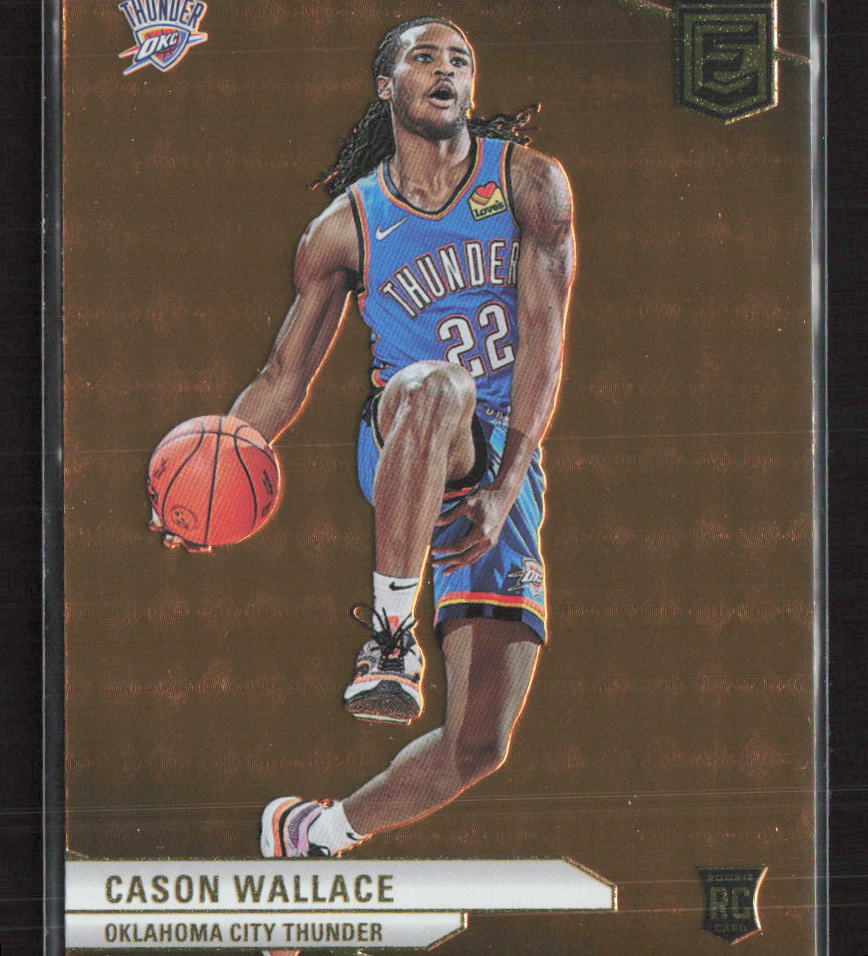 2023-24 Donruss Elite #219 Cason Wallace Orange RC Oklahoma City Thunder (JB)