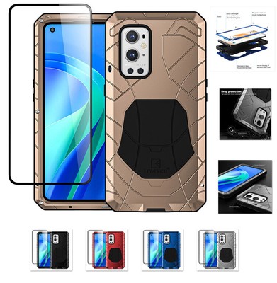 iMATCH Shockproof Silicone Bumper Metal Case Cover for Oneplus 9 9Pro/Oneplus 9R