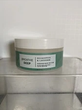 Bath And & Body Works BREATHE DEEP Eucalyptus Lavender Whipped Body Butter 6.5oz