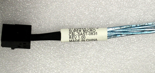 2x Supermicro CBL-SAST-0836 MiniSAS HD SFF-8643 to SFF-8643 48cm (19") cable - Picture 4 of 5