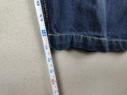 Liberty Blues Cargo Shorts Mens 38 Tall Drk Wash Denim NWT Stretch Baggy Hip Hop - Picture 7 of 9