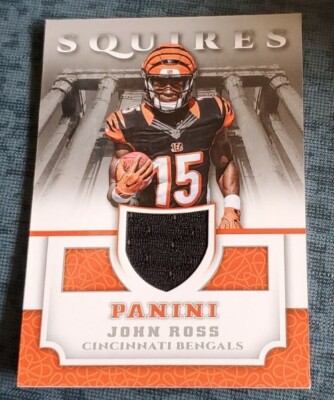 John Ross 2017 Panini Squires Rookie Jersey Relic #SQ-JR Bengals