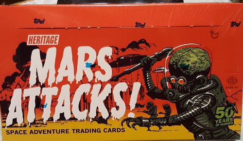 2012 Topps Heritage Mars Attacks versiegelte Box