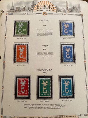 Europa Worldwide Stamps Mint Mounted on a Europa Specialty Album High CV Video - Picture 5 of 24