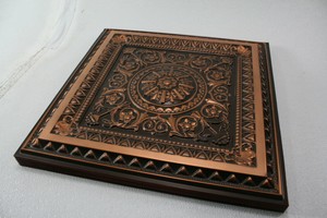 La Scala 223 25ac Faux Tin No Echo Paintable Ceiling Tile Antique