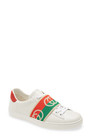 100% AUTHENTIC NEW MEN GUCCI ACE LOGO BAND SNEAKERS UK 9.5/US 10 — photo 1
