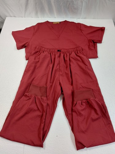 VIAOLI Scrubs für Damen Stretch Set V-Ausschnitt Top & Jogginghose Sporthose...