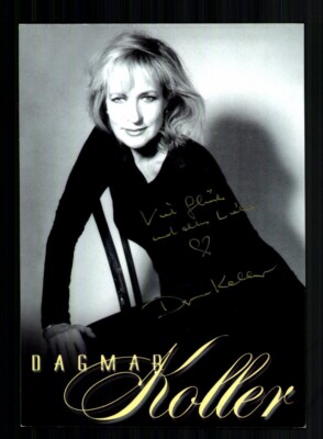 Dagmar Koller autograph card original signed music + 999
