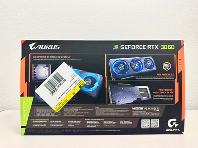GIGABYTE RTX 3060 AORUS ELITE ギガバイト AORUS GeForce RTX™ 3060 ELITE 12G (rev. 1.0) Key Features
