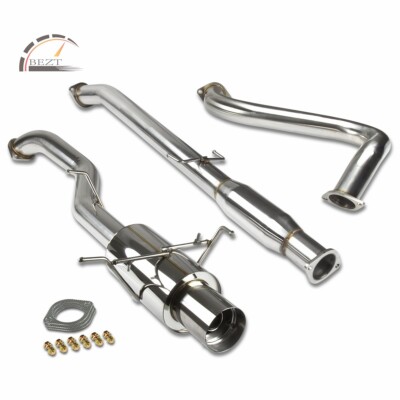 For  2007-2012 Nissan Sentra SE-R Spec 4''Muffler Tip CatBack Exhaust System Kits