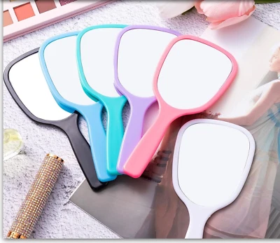 MONEY SAVERS Hand Held Mirror Professional Salon Style Hand Held Vanity Mirror Makeup Tool UK