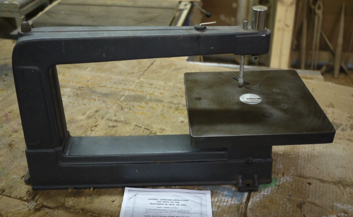 Vintage Scroll Saw Jig Saw Craftsman 18