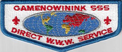 OA Gamenowinink Lodge 555  Flap BLU Bdr. Direct Service [X-280]