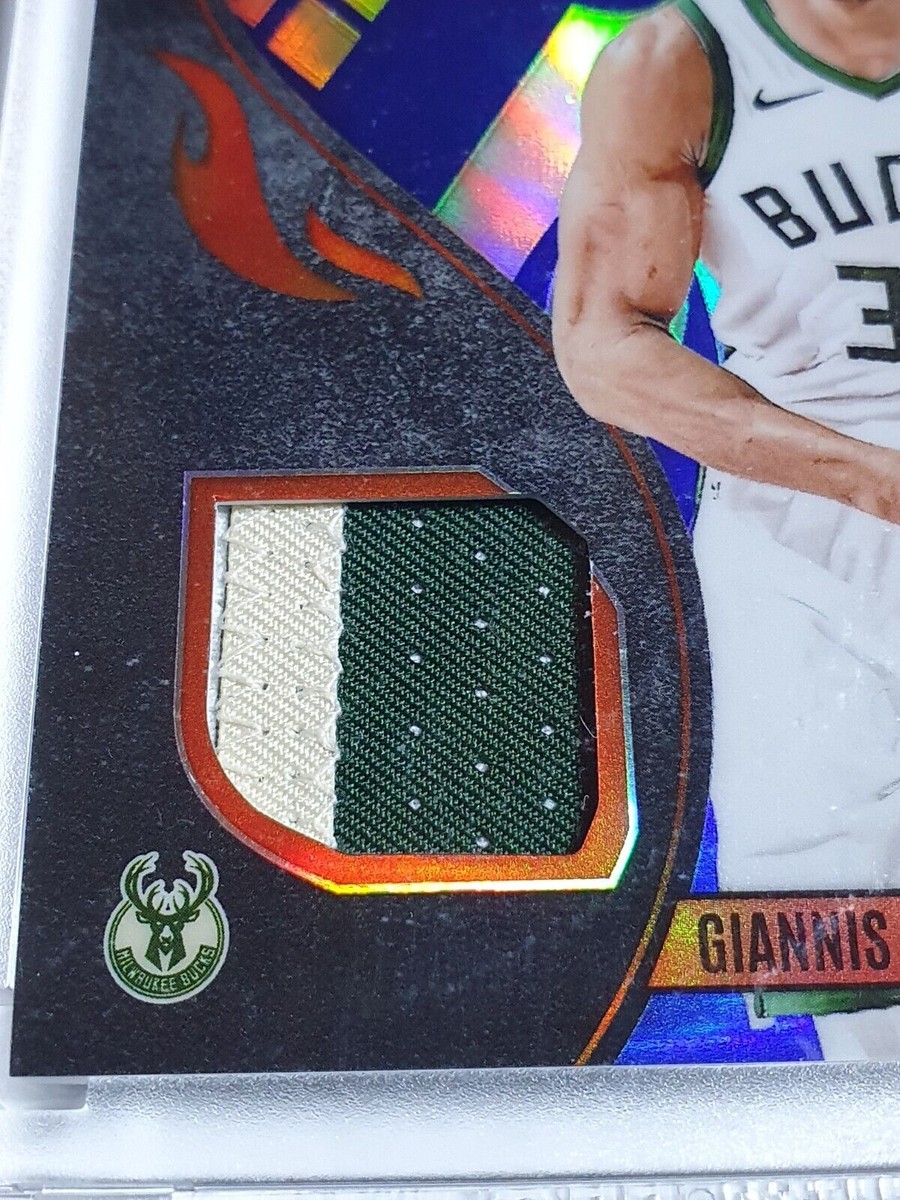 panini GIANNIS ANTETOKOUNMPO patch シリアル 2023 Panini Phoenix Giannis Antetokounmpo #PATCH BLUE /25 Game