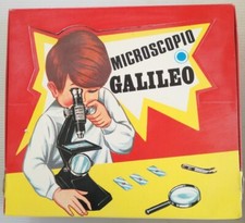 Microscopio giocattolo Galileo VICTOR Toy Made in Italy Vintage anni 70/80