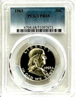 1963 PROOF FRANKLIN, PCGS PR68, NO SPOTS, HAZE, OR TONING, BRILLIANT!
