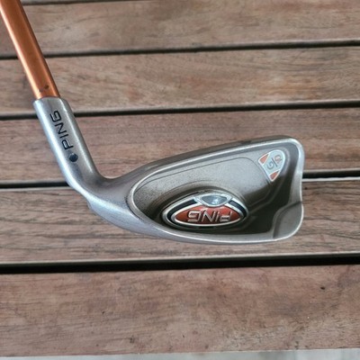 Ping G10 Black Dot 6 Iron RH Reg Flex TFC 129i Graphite 38.5'' NEW GRIP