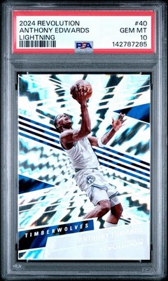 2024 Panini Revolution Anthony Edwards Lightning /175 PSA 10 POP 1
