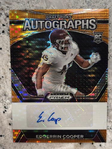 2024 Panini Prizm Draft Picks - Draft Picks Auto Edgerrin Cooper Orange/49