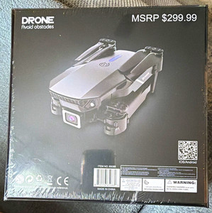 SMS Ready to Fly Camera Drone w/ Obstacle Avoidance, App Controller 65088