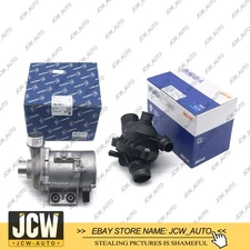 OEM Electric Water Pump +Thermostat Kit For BMW 328i 528i 530xi 525xi X3 X5