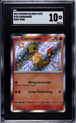 Charmander graded SGC 10 for sale on eBay
