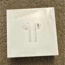 Apple AirPods Wireless Bluetooth In-Ear Earbuds White Built-In Mic
