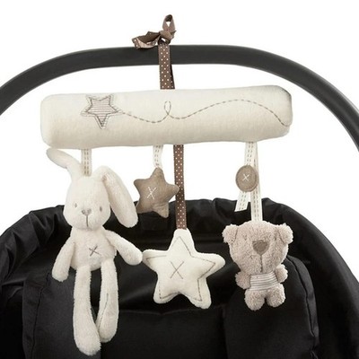 Baby Musik Mobile Krippe Wiege Bettglocke Hase Nusery Drehspielzeug Kuscheltier