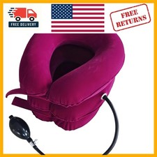Inflatable Cervical Neck Traction Device - Easy Pain Relief and Spine Alignment