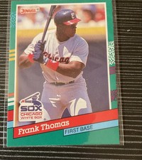 1991 Donruss - Frank Thomas #477 No White Stripes on Right Border, Leaf, INC.