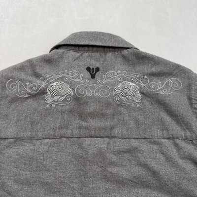 Destiny Bungie Rewards Men s Small In Rides A Pale Horse Button Up Shirt