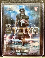 2023 Absolute Bijan Robinson RC By Storm Insert #BST-6