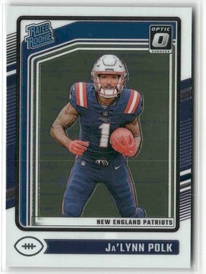 Ja'Lynn Polk RC 2024 Donruss Optic New England Patriots #240