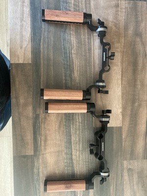 (2) CAMVATE Handgrip Set  and 15mm Rod Clamp For Shoulder Rig Camera Stabilizer