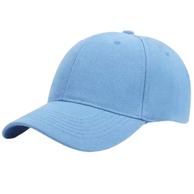 Einfache Acryl Baseballkappe verstellbar Papa Mütze Unisex Freizeit Sport Druckknopflasche